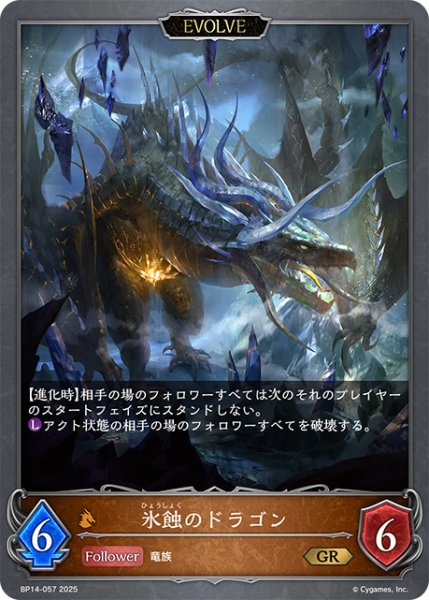 画像1: 氷触のドラゴン[EVOLVE]GR/【ドラゴン】《BP14-057》 (1)